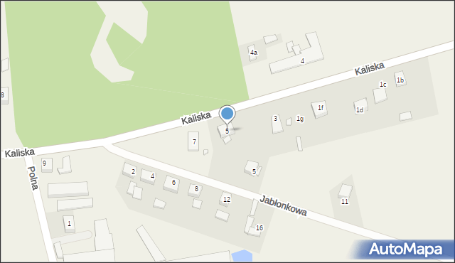 Kotowiecko, Kaliska, 5, mapa Kotowiecko