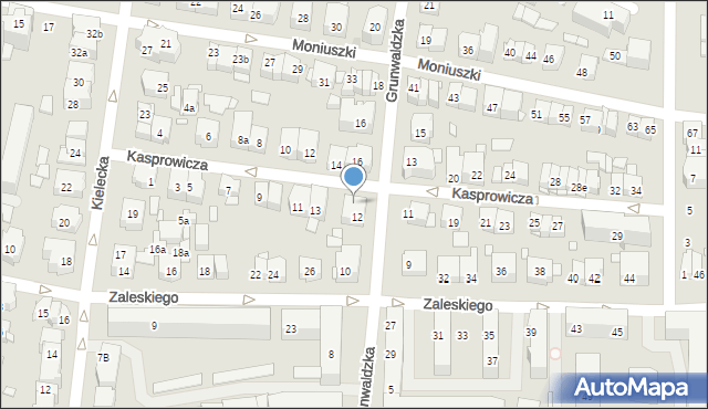 Kraków, Kasprowicza Jana, 15, mapa Krakowa