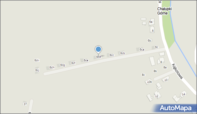 Kraków, Kąkolowa, 6cd, mapa Krakowa