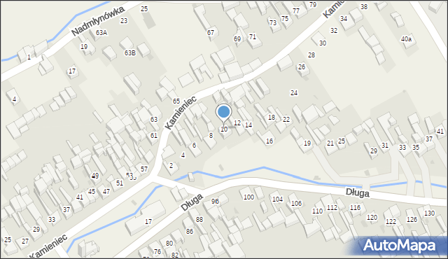 Krempachy, Kamieniec, 10, mapa Krempachy