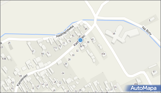 Krempachy, Kamieniec, 34, mapa Krempachy