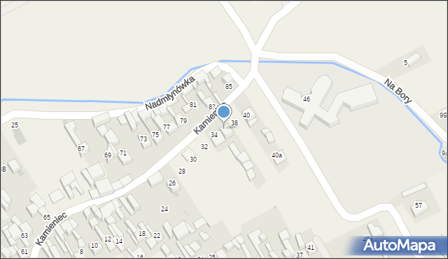 Krempachy, Kamieniec, 36, mapa Krempachy