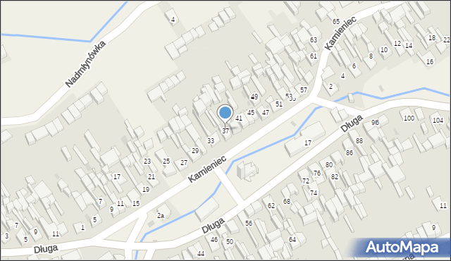 Krempachy, Kamieniec, 37, mapa Krempachy