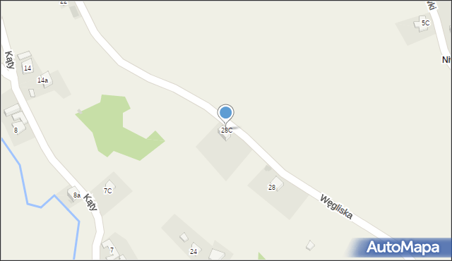 Krościenko nad Dunajcem, Kąty, 28C, mapa Krościenko nad Dunajcem