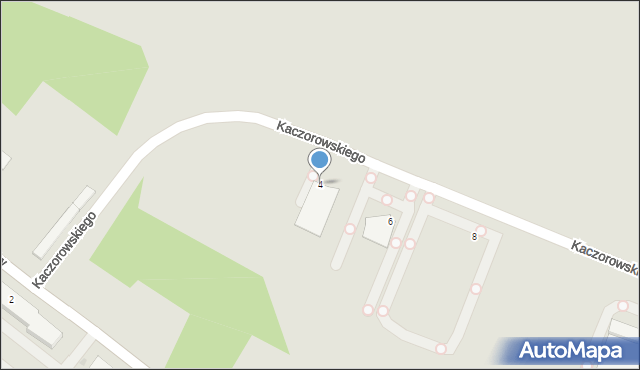 Krosno, Kaczorowskiego Ryszarda, prezydenta, 4, mapa Krosna