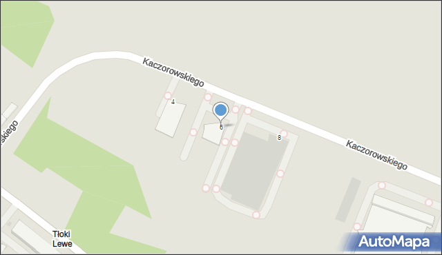 Krosno, Kaczorowskiego Ryszarda, prezydenta, 6, mapa Krosna