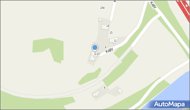 Kryspinów, Kąty, 7, mapa Kryspinów