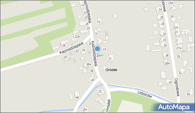 Kunów, Kaznodziejska, 9, mapa Kunów