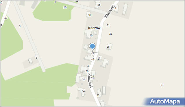 Kuropatnik, Kaczerki, 44, mapa Kuropatnik