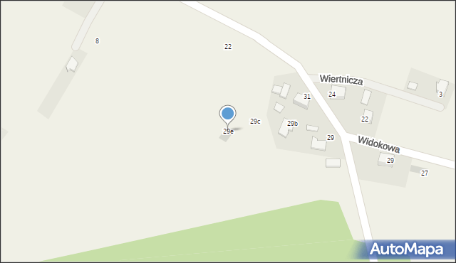 Kwaczała, Kamionka Duża, 29e, mapa Kwaczała