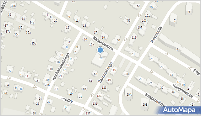 Kwidzyn, Kasprowicza Jana, 18, mapa Kwidzyn