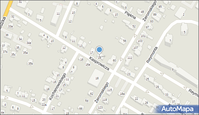 Kwidzyn, Kasprowicza Jana, 19, mapa Kwidzyn