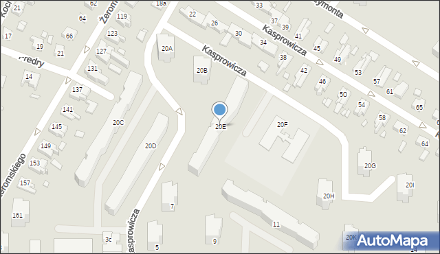 Kwidzyn, Kasprowicza Jana, 20E, mapa Kwidzyn