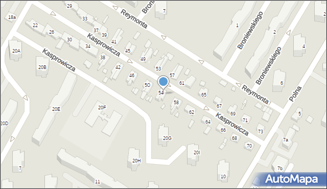 Kwidzyn, Kasprowicza Jana, 56, mapa Kwidzyn