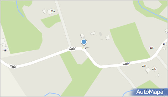 Łańcut, Kąty, 41a, mapa Łańcut