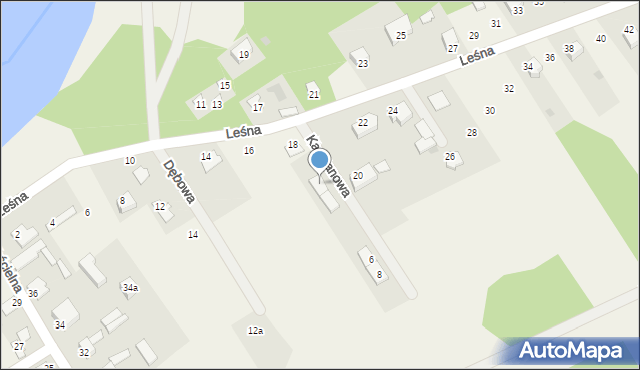 Laskowiec, Kasztanowa, 2, mapa Laskowiec
