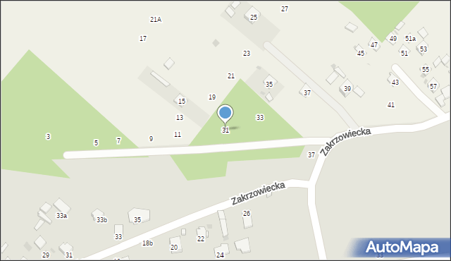 Lasy, Kalinowa, 31, mapa Lasy