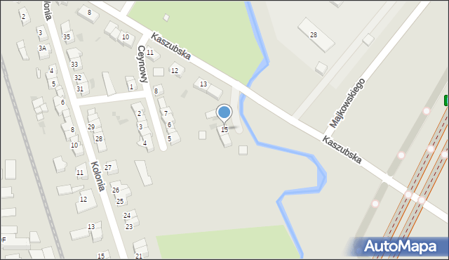 Lębork, Kaszubska, 15, mapa Lębork