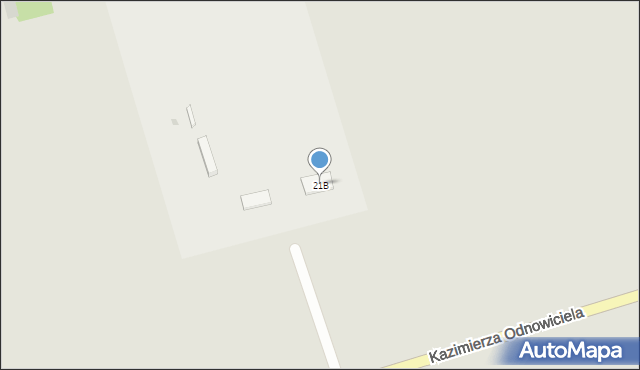 Łęczyca, Kazimierza Odnowiciela, 21B, mapa Łęczyca