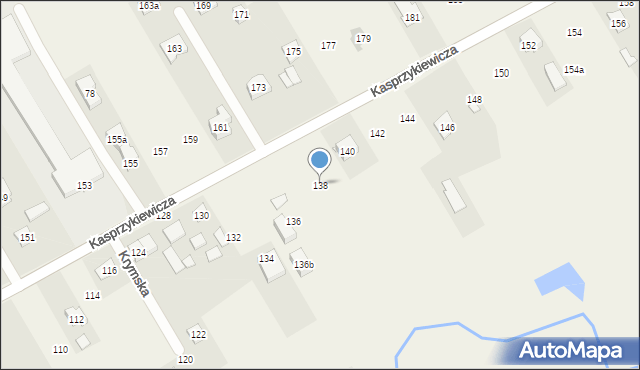 Leśniakowizna, Kasprzykiewicza, 138, mapa Leśniakowizna