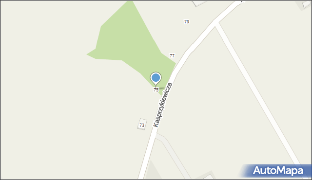 Leśniakowizna, Kasprzykiewicza, 75, mapa Leśniakowizna