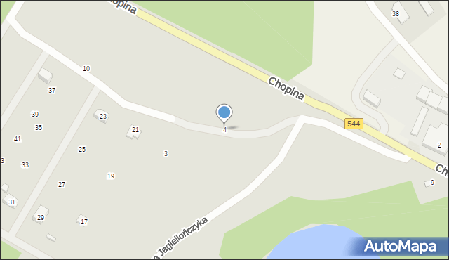 Lidzbark, Kazimierza Jagiellończyka, 4, mapa Lidzbark