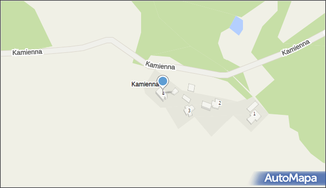 Lipinki, Kamienna, 4, mapa Lipinki