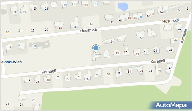 Lipków, Karabeli, 11, mapa Lipków