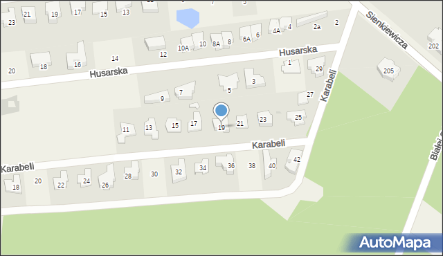 Lipków, Karabeli, 19, mapa Lipków