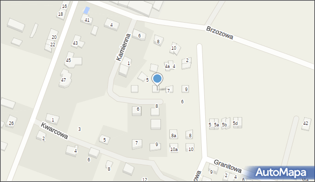 Lipnik, Kamienna, 5c, mapa Lipnik