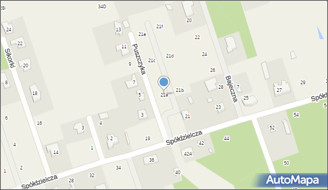 Łoś, Karola i Szymona, 1, mapa Łoś