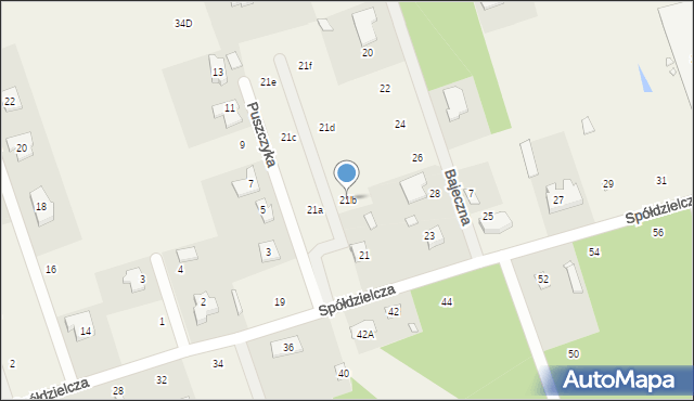 Łoś, Karola i Szymona, 2, mapa Łoś