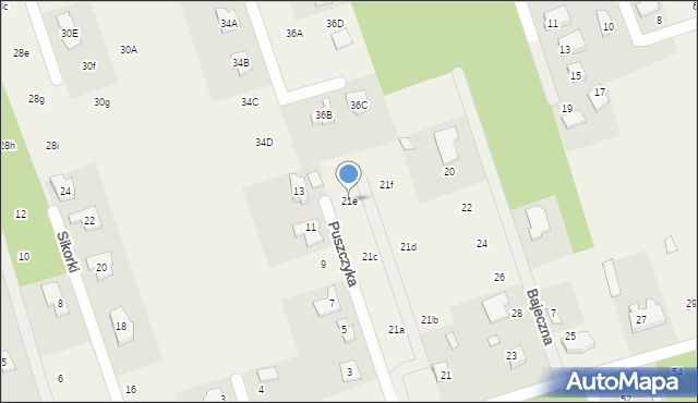 Łoś, Karola i Szymona, 5, mapa Łoś