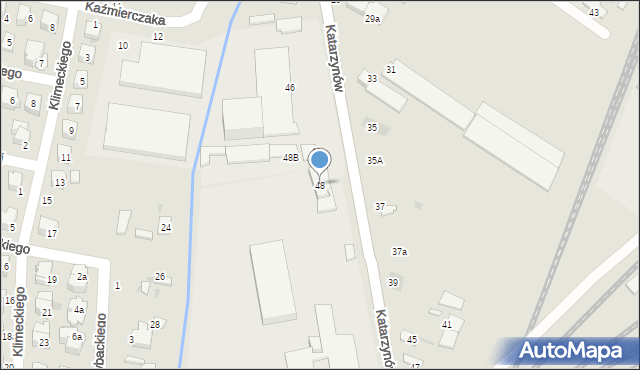 Łowicz, Katarzynów, 48, mapa Łowicza