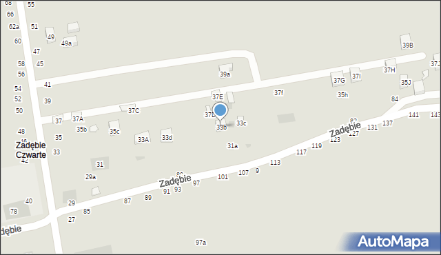Lublin, Kasprowicza Jana, 33b, mapa Lublina