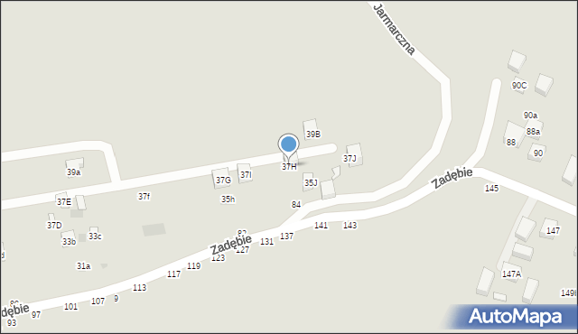 Lublin, Kasprowicza Jana, 37H, mapa Lublina