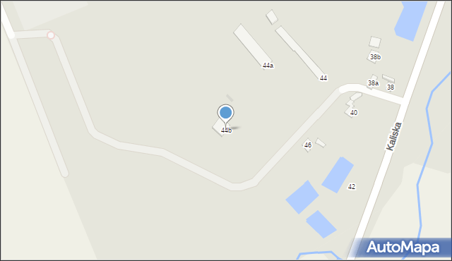 Lubraniec, Kaliska, 44b, mapa Lubraniec