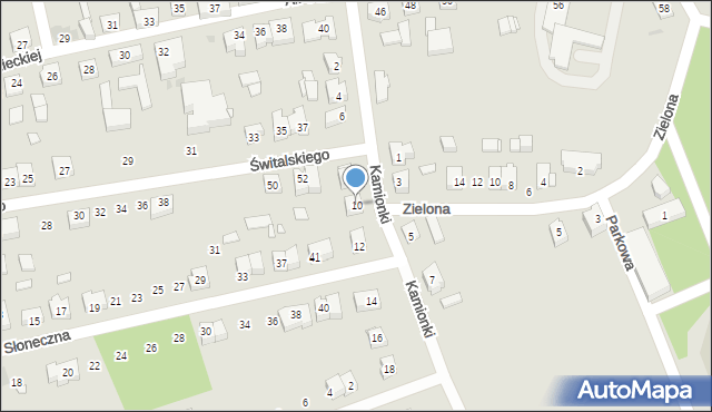 Lwówek, Kamionki, 10, mapa Lwówek