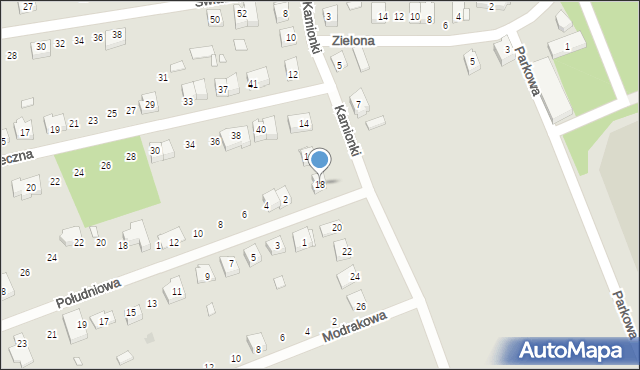 Lwówek, Kamionki, 18, mapa Lwówek