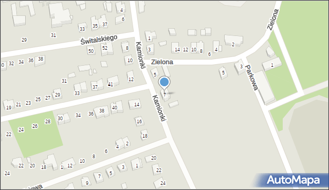 Lwówek, Kamionki, 7, mapa Lwówek