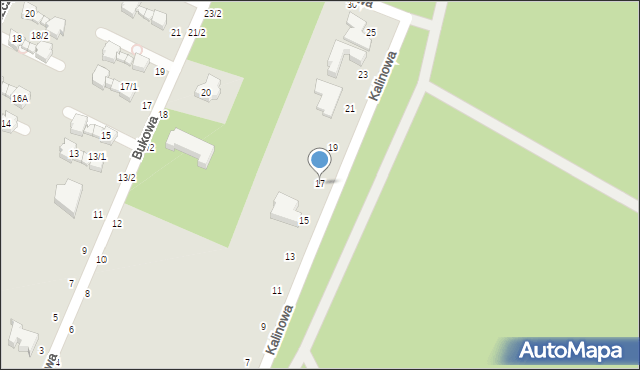 Magdalenka, Kalinowa, 17, mapa Magdalenka