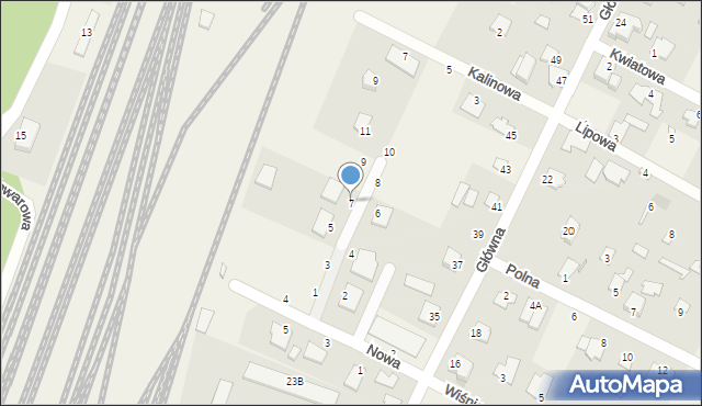 Maksymilianowo, Kącik, 7, mapa Maksymilianowo