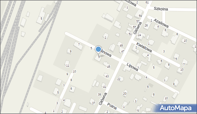 Maksymilianowo, Kalinowa, 3, mapa Maksymilianowo