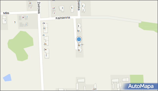 Malcanów, Kamienna, 8b, mapa Malcanów