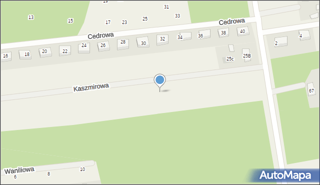 Marynino, Kaszmirowa, 13, mapa Marynino