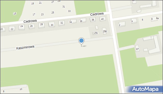 Marynino, Kaszmirowa, 7, mapa Marynino