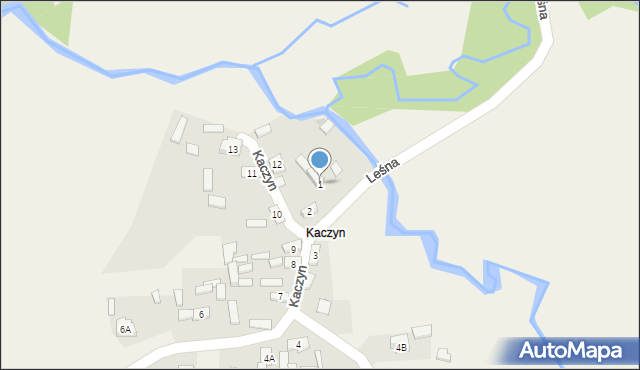 Marzysz, Kaczyn, 1, mapa Marzysz