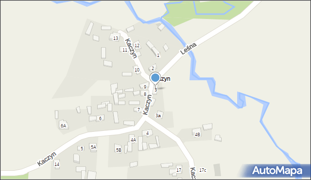 Marzysz, Kaczyn, 3, mapa Marzysz