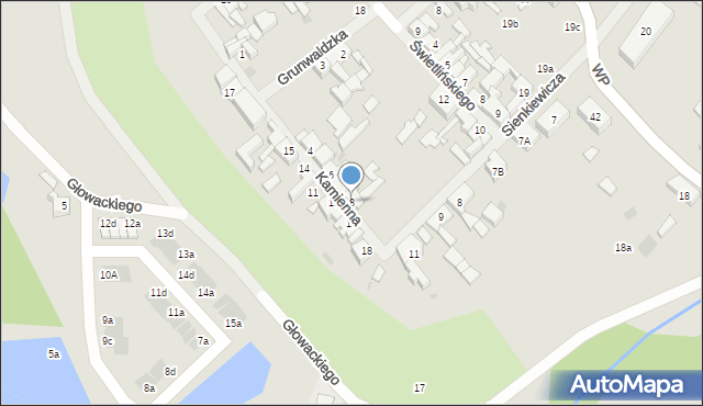 Maszewo, Kamienna, 8, mapa Maszewo