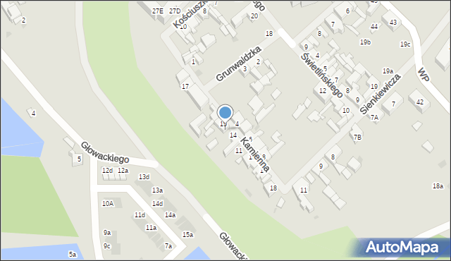 Maszewo, Kamienna, 9, mapa Maszewo